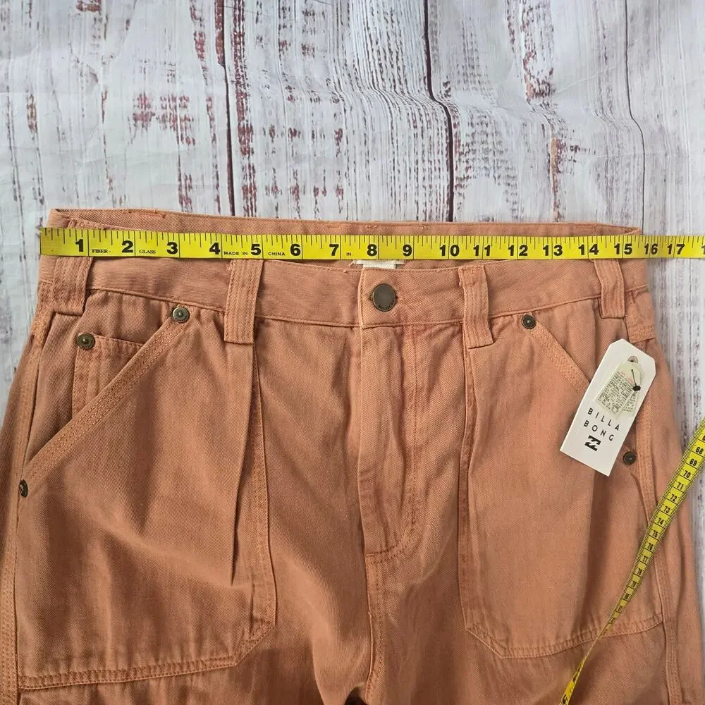 Billabong Walk Along Cargo Pants in Sunburnt Brown 27 Skater Earthy Granola NWT - Picture 11 of 14